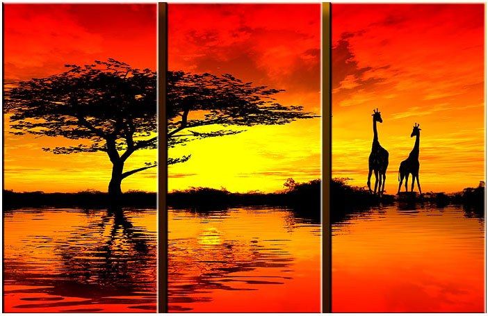 landscape AFRICAN SUNSET II